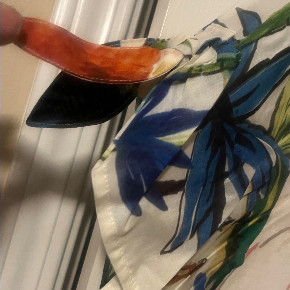 Tru Luxe Jeans Tropical Print Blouse - Picture 3 of 6